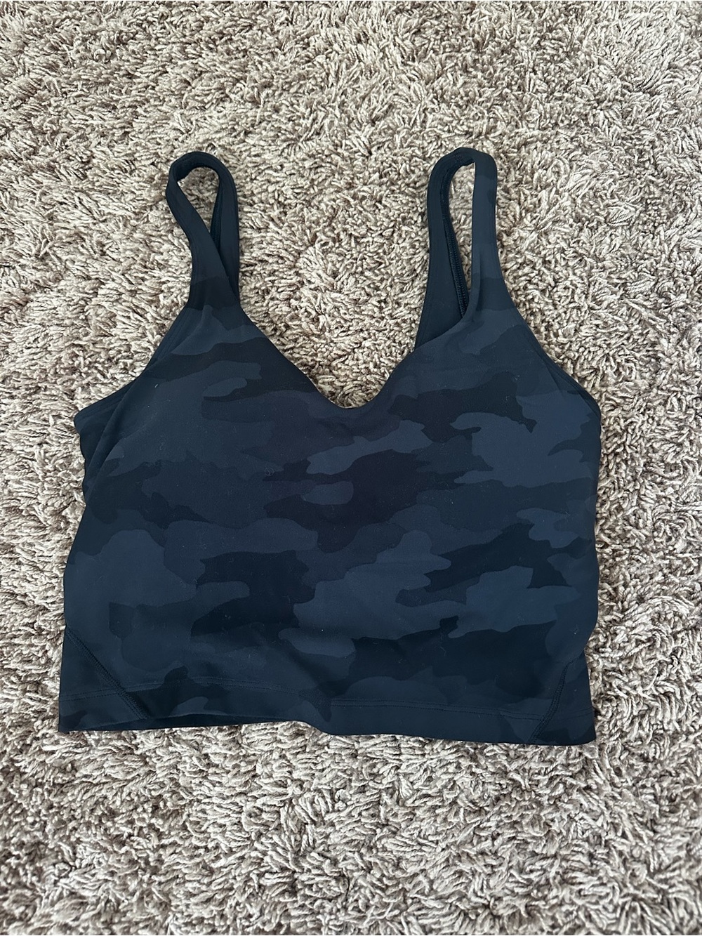 lululemon athletica Black Camo Align Tank Top